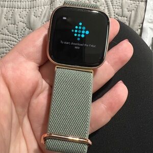 Fitbit Versa 2 with accessories